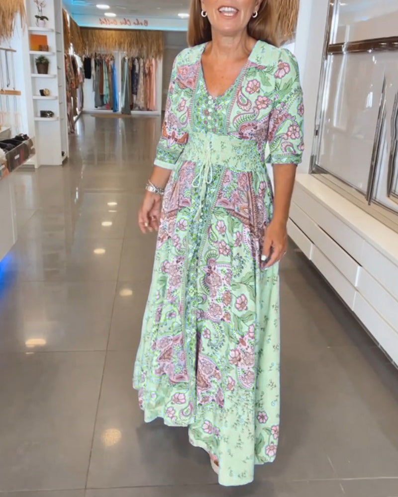 INGVI | BOHO Maxi-Klänning