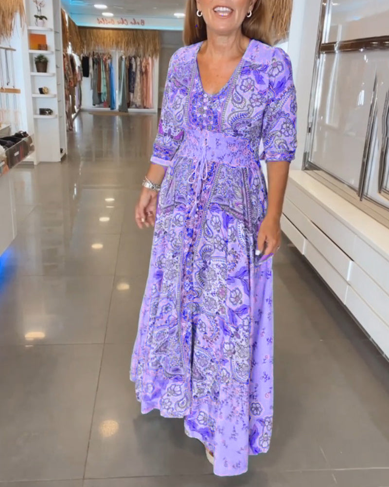 INGVI | BOHO Maxi-Klänning