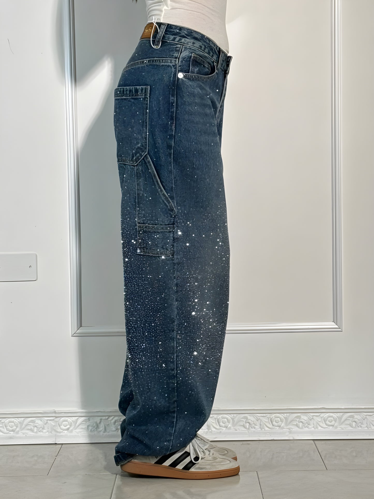BIBI | Glänsande Jeans
