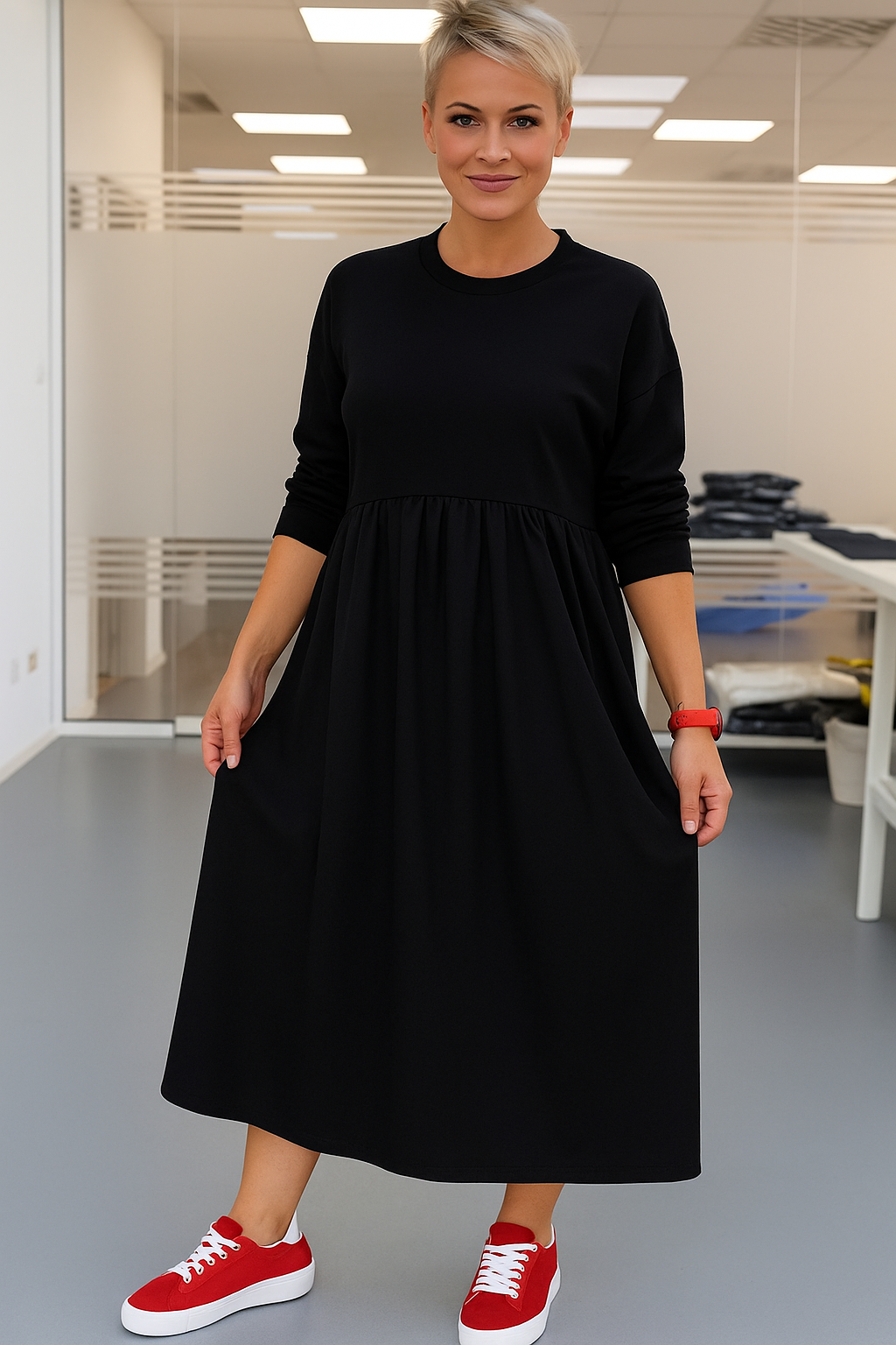 ODETTE | Avslappnad Lång Sommarklänning