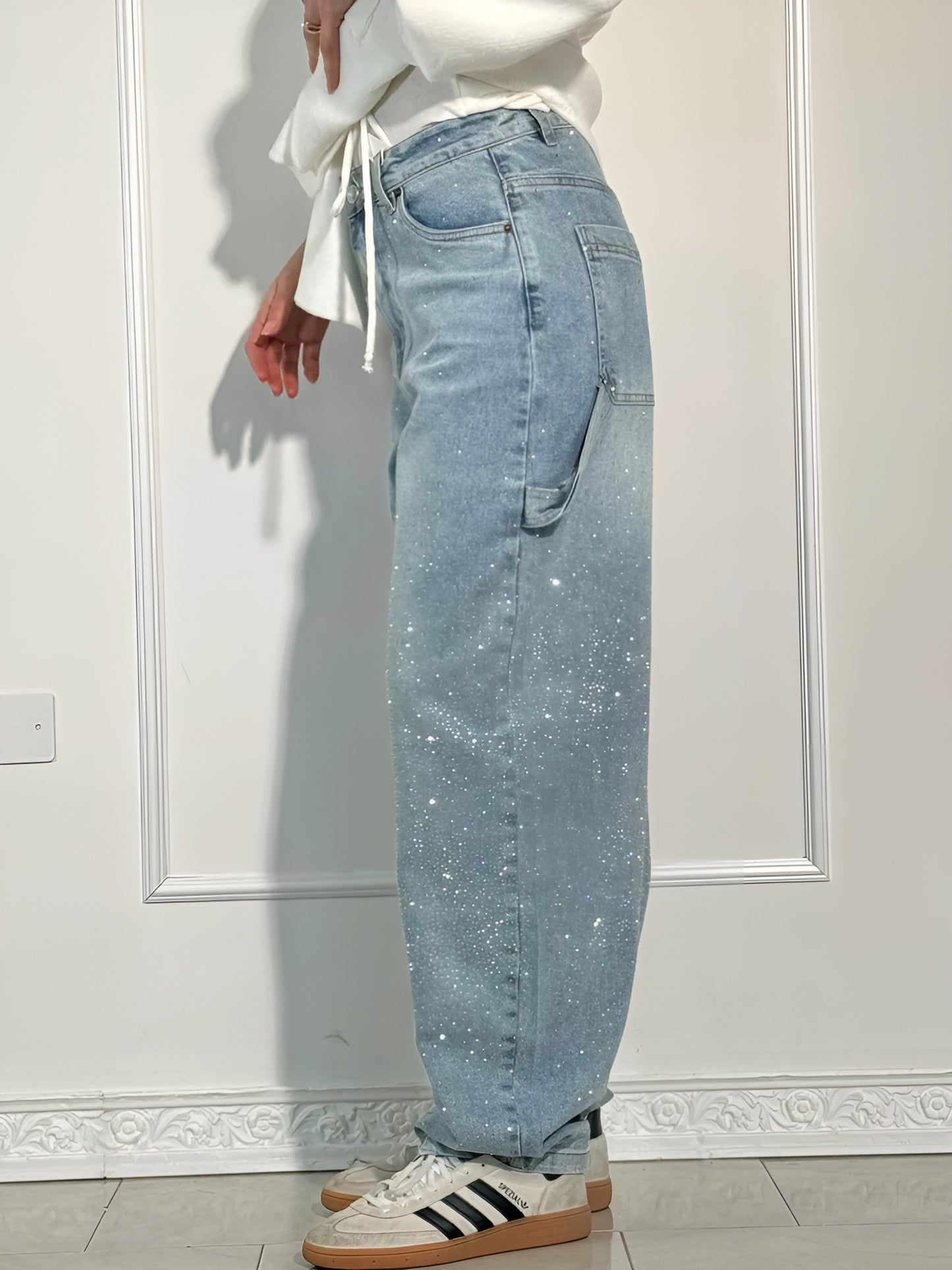 BIBI | Glänsande Jeans