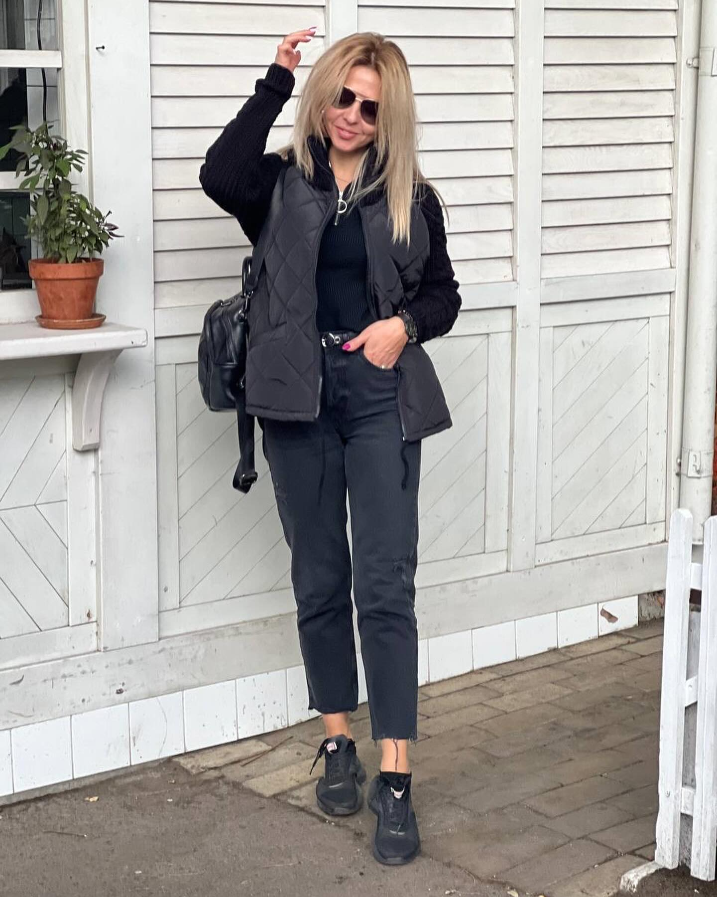 NURIA | Stickad Jacka i Lapptäcke