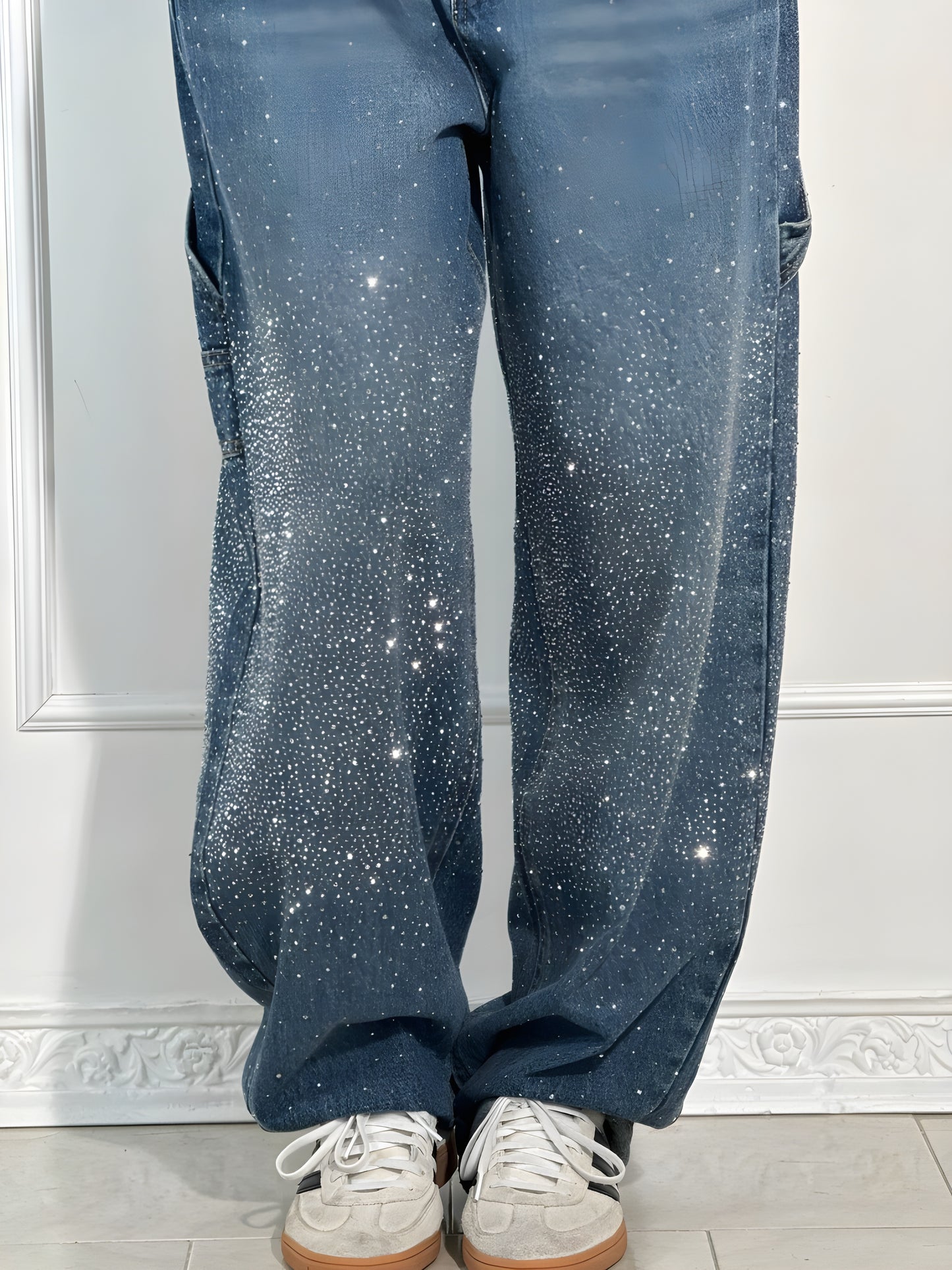 BIBI | Glänsande Jeans