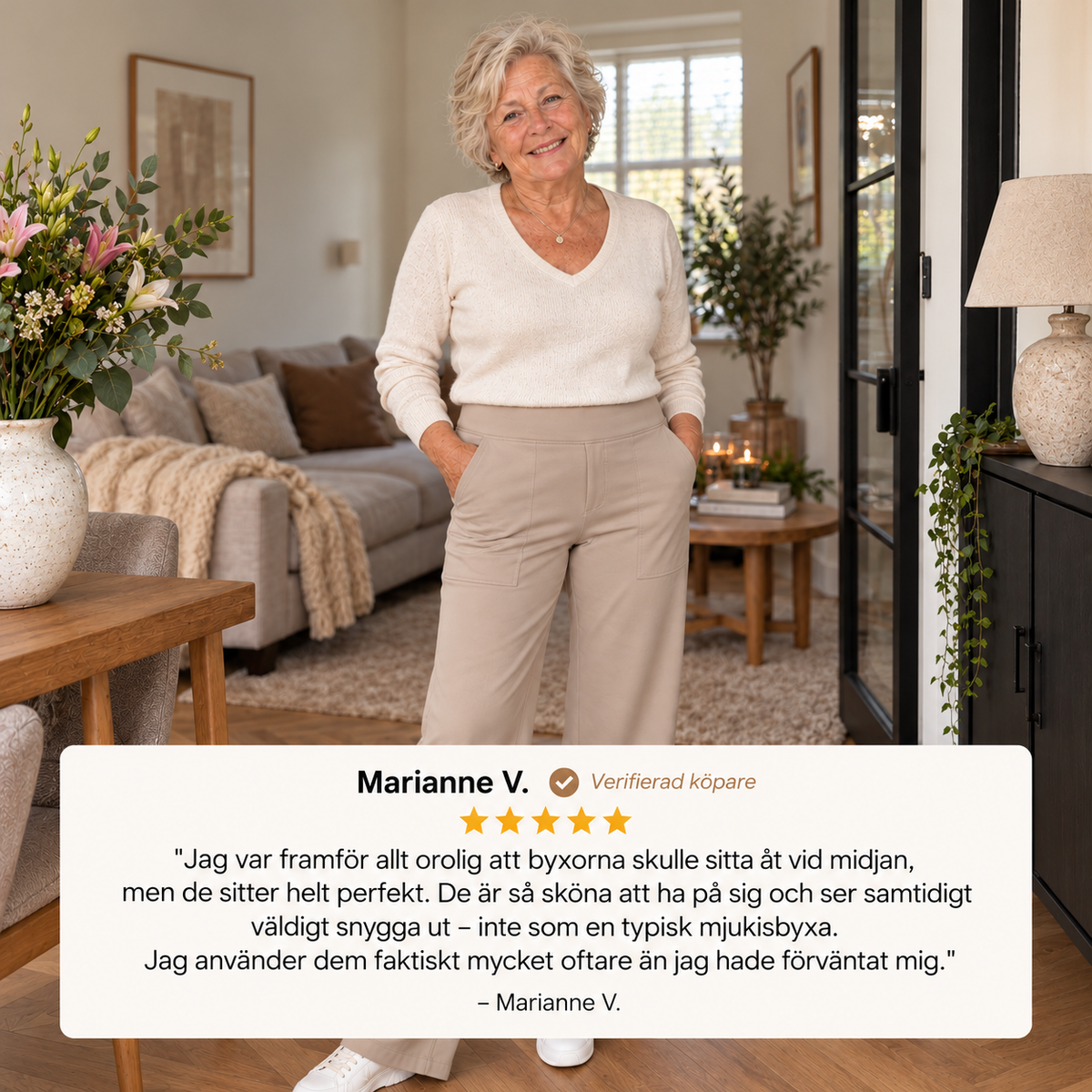 KELLY | Den bekväma stretchbyxan för alla kvinnor – 1+1 GRATIS