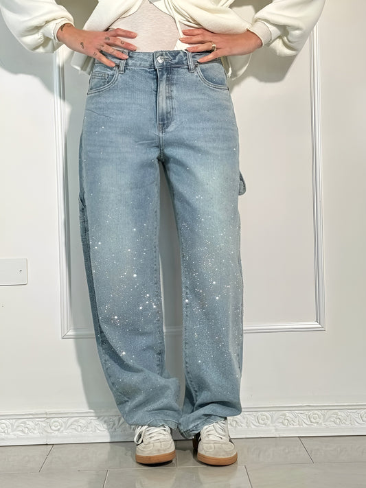 BIBI | Glänsande Jeans