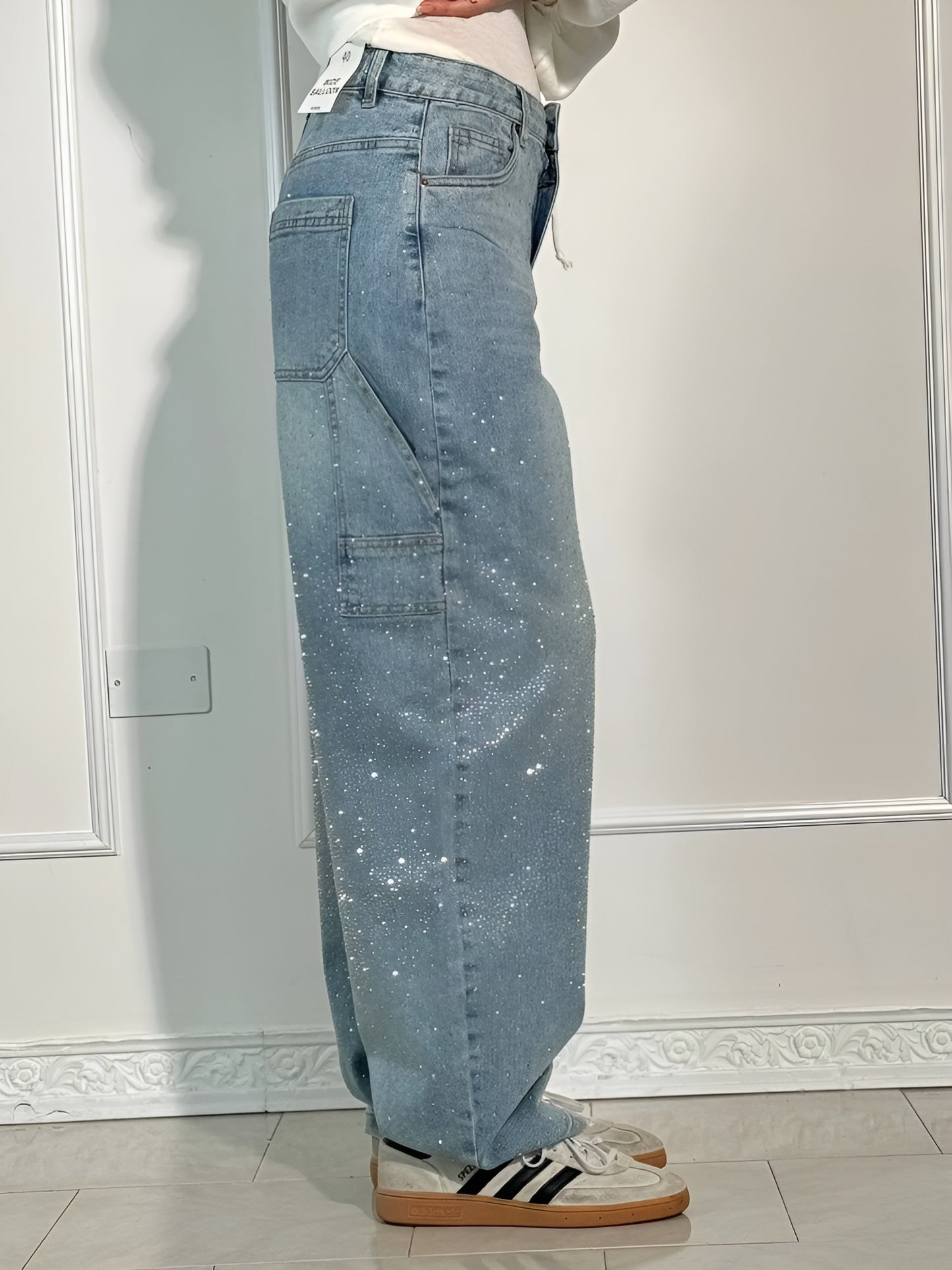 BIBI | Glänsande Jeans