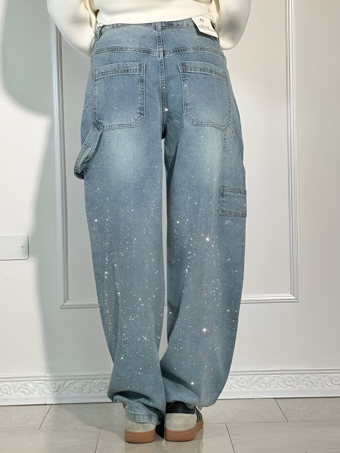 BIBI | Glänsande Jeans