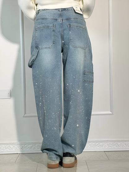 BIBI | Glänsande Jeans