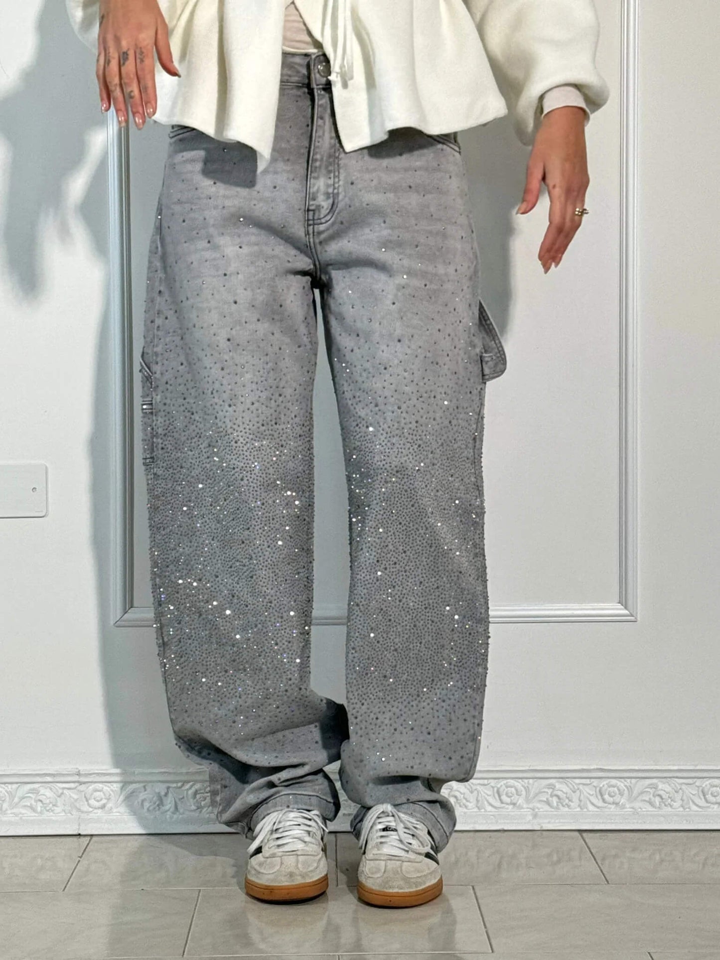 BIBI | Glänsande Jeans