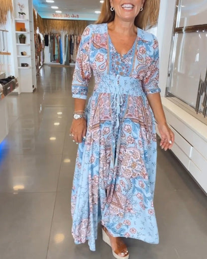 INGVI | BOHO Maxi-Klänning