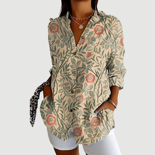 NORA | Blus Med Färgglad Design