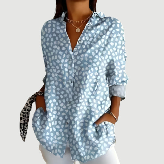 SVALA| Blus Med Färgglad Design