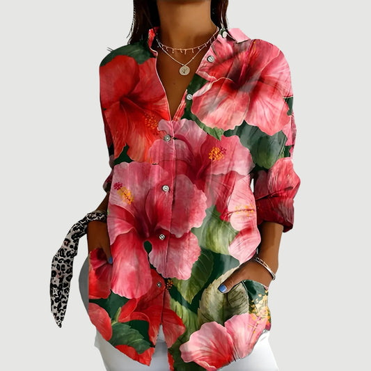 THEA | Blus Med Färgglad Design
