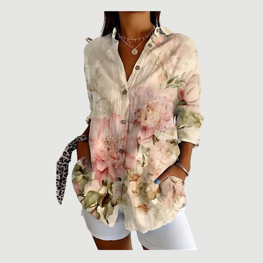 SENNA | Blus Med Färgglad Design