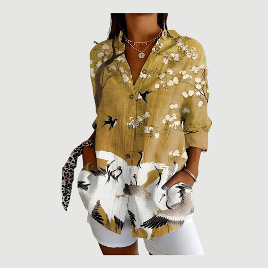 THYRSA | Blus Med Färgglad Design